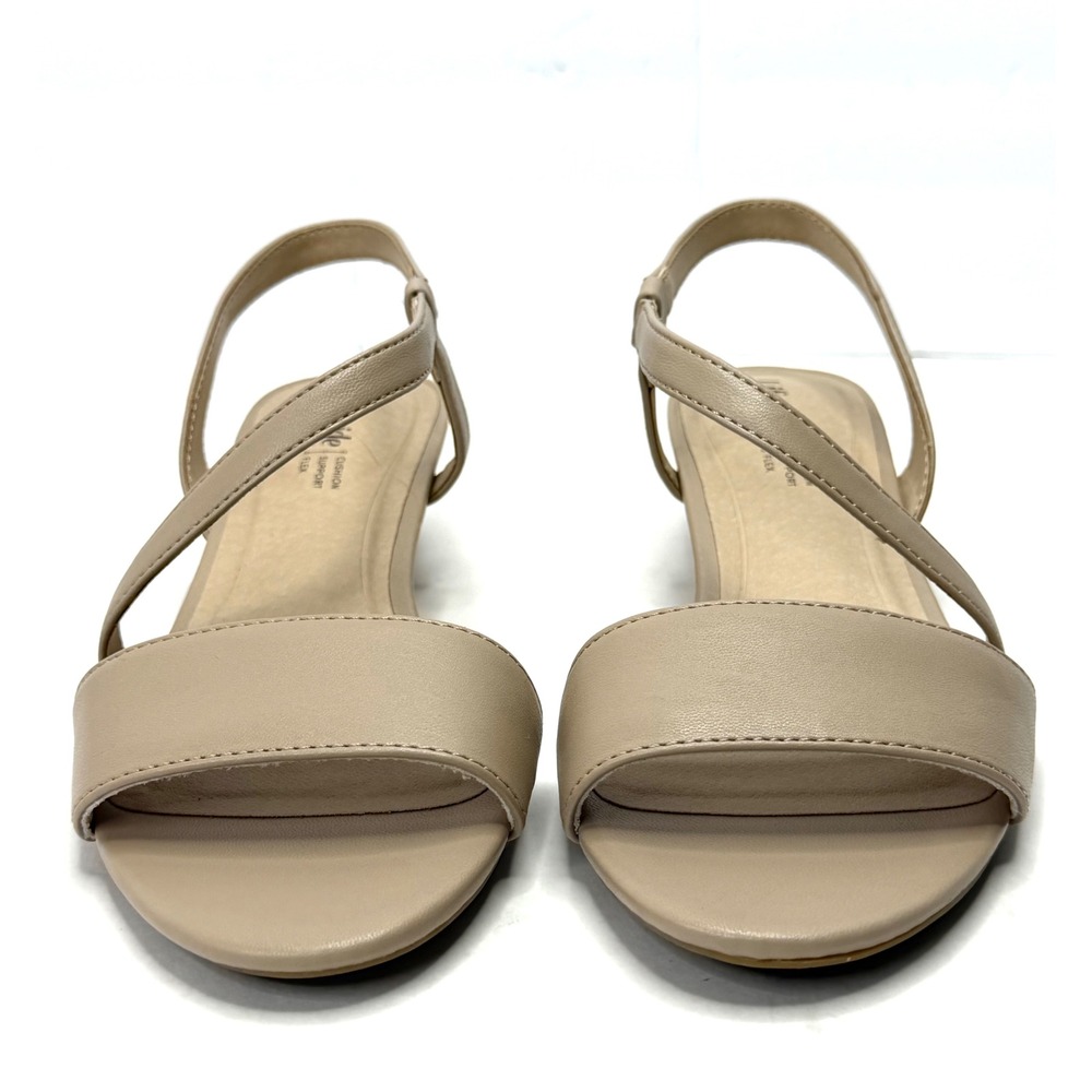 LifeStride Yasmine Strappy Wedge Sandals Heirloom Faux Leather Size 7.5M NWT/BOX